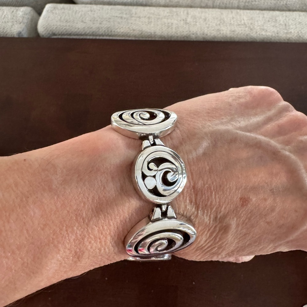 Brighton Silver Swirl Bracelet vertigo